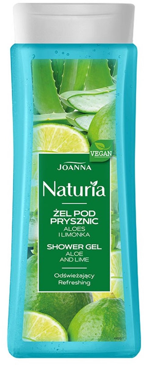 Naturia Body Energizing Shower Gel Aloë Vera en Lime 300ml