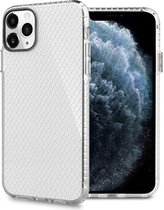 Voor iPhone 12/12 Pro Honeycomb schokbestendig TPU-hoesje (transparant)