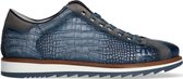 Giorgio 64918 Lage sneakers - Leren Sneaker - Heren - Blauw - Maat 43+