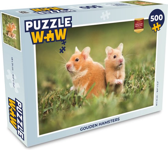 Puzzel Gouden hamsters