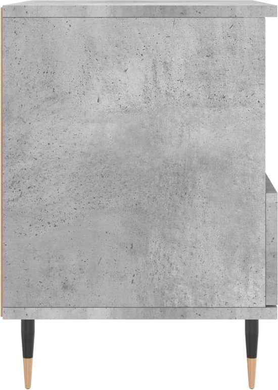 vidaXL-Nachtkastjes-2-st-40x35x50-cm-bewerkt-hout-betongrijs