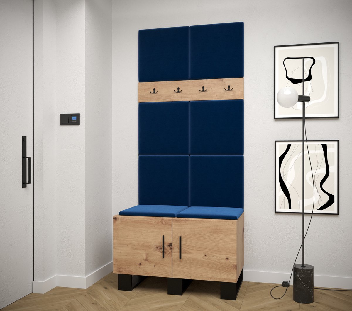 Solutions de Rangement Élégantes : armoire walk-in ajustable polyvalent pour les espaces de vie