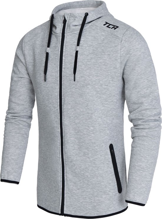 Sweat à capuche Revolution Tech avec poches zippées pour homme - Quiet Shade Marl (Grijs)