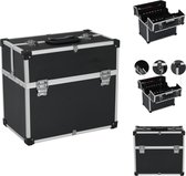 vidaXL gereedschapskoffer - Aluminium - 38 x 22.5 x 34 cm - waterbestendig en duurzaam - Gereedschapskoffer