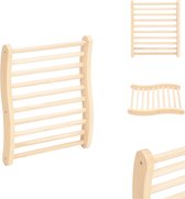 vidaXL Support dorsal pour sauna - Bois - Conception ergonomique - Sauna infrarouge et traditionnel - Bois de pin durable - Appui-tête de Sauna