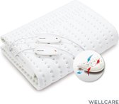 Bol.com Wellcare WE167UBATHD Elektrische warmte deken | 2P | Eco Fleece | 120 min timer | Extra voetwarmte | 160 x 150 cm | 4D DWF| aanbieding