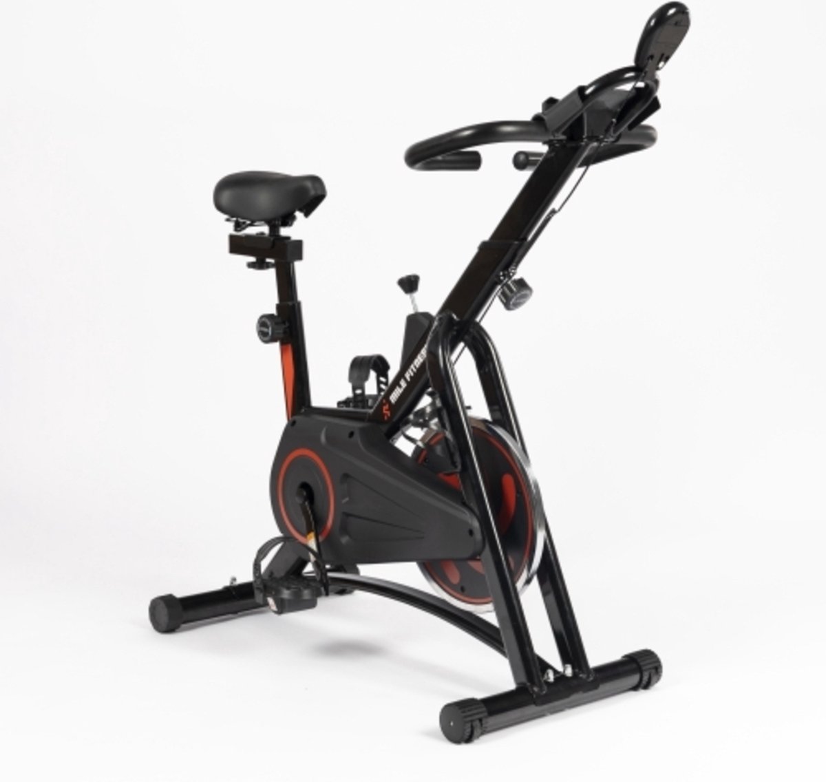 Mobiclinic - Makalu - Spinningfiets Hometrainer - Vliegwiel 10 kg - Verstelbaar - Cyclo Indoor - Met wielen - LCD-display - Max. 120kg