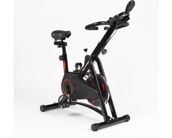 Mobiclinic Makalu - Hometrainer - Vliegwiel 10 kg - Verstelbaar - Cyclo Indoor - Met wielen - LCD-display - Max. 120kg