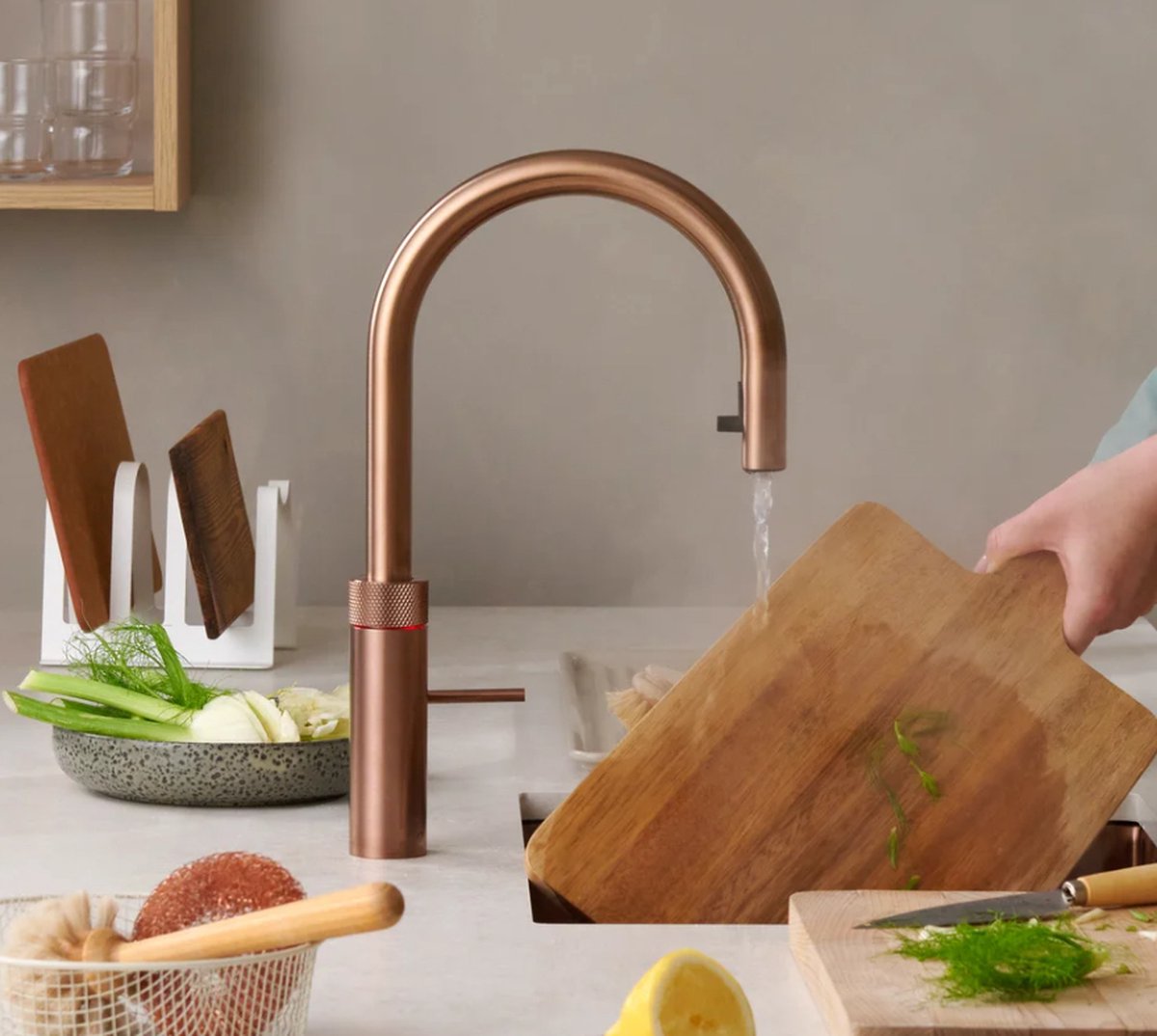 Quooker Fusion Square 3-in-1 kokendwaterkraan COMBI thumbnail 5