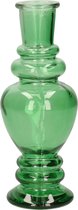 Kaarsen kandelaar Venice - gekleurd glas - helder groen - D5,7 x H15 cm