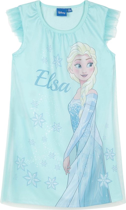 Disney Frozen-Nachthemd - lichtblauw - Maat 128 | bol.com