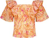Vingino Top Lorance Meisjes T-shirt - Sunset coral - Maat 128
