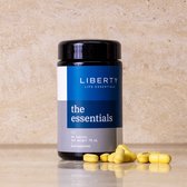 Liberty Life Essentials - The Essentials (violetglas potje) - Multi-vitamine 2.0 voor de moderne man - 60 tabletten / 1 maand - De essentiële vitamines & mineralen/Bamboe Silica/Curcumine (C3 Complex®)/Rutine/Taurine /Inositol/Betaïne/Jodium/Piperine