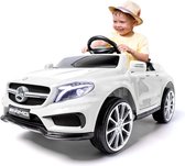 ShopbijStef - Kinder auto elektrisch - Kinder auto - Mercedes Benz GLA Elektrische Kinder Auto - Met Afstandbediening - Met MP3, LED-verlichting & Meer - Wit