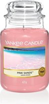 Yankee Candle Bougie parfumée en grand pot - Sables Pink - Pack économique 6 pièces