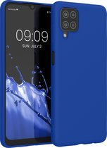 kwmobile telefoonhoesje geschikt voor Samsung Galaxy A12 - Hoesje voor smartphone - Back cover in Baltisch blauw