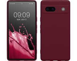 kwmobile telefoonhoesje geschikt voor Google Pixel 7a - Hoesje voor smartphone - Precisie camera uitsnede - In bordeaux-violet