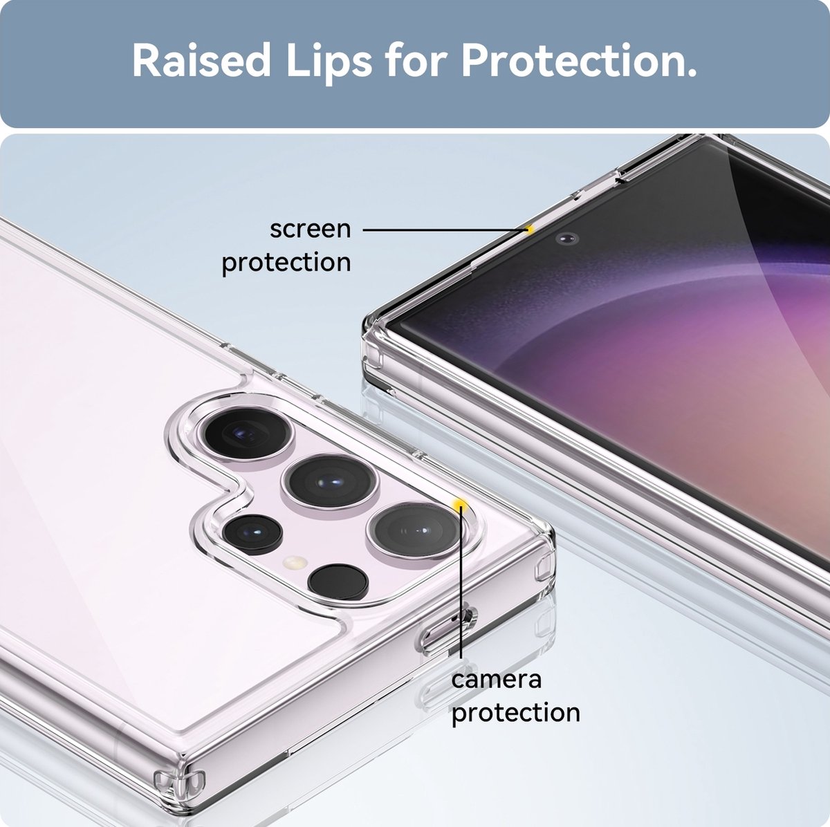 Mobigear Doorzichtig Hoesje geschikt voor Samsung Galaxy S24 Ultra Telefoonhoesje Hardcase | Mobigear Crystal Backcover | Doorzichtig Telefoonhoesje Galaxy S24 Ultra | Galaxy S24 Ultra Case | Back Cover - Transparant