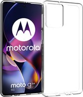 Accezz Hoesje Geschikt voor Motorola Moto G54 Hoesje Siliconen - Accezz Clear Backcover - Transparant
