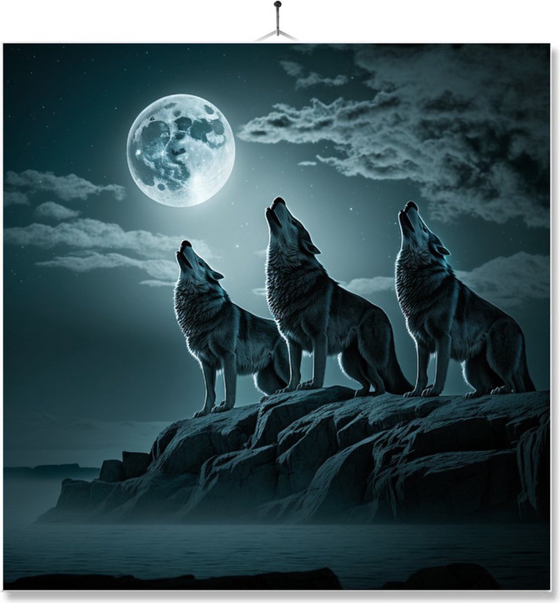 Tegel Met Opdruk | Wolf