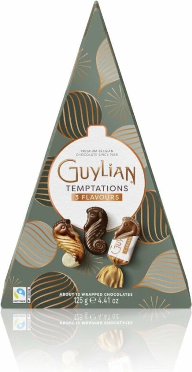 2x Guylian Temptations Mix Xmas Tree 125 gr