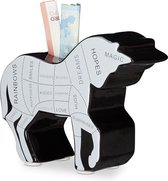 relaxdays spaarpot eenhoorn - slager diagram - unicorn - spaarvarken - keramiek