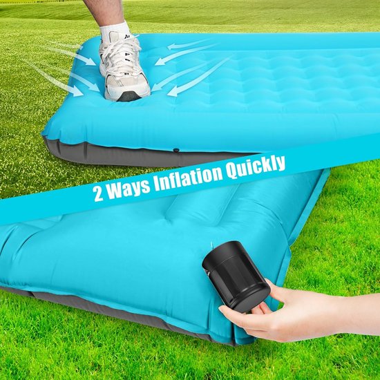Glovios Camping Sleeping Mat Self-Inflating with Foot Press Pump van Glovios — afbeelding 2