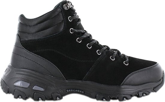 Skechers D Lites Boots - New Chills - Dames Winter Laarzen Schoenen Boots Zwart 167264-BBK - Maat EU 37 UK 4