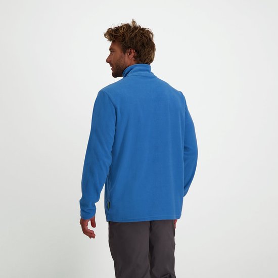 Gilet polaire NOMAD® Homme | Taille M | Bleu | Pull en polaire extensible | Pull demi-zip | Chaud et respirant