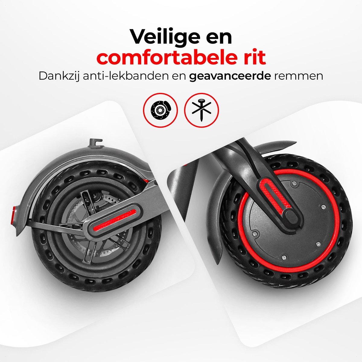 Elektrische step Stay-on Tuya 350W motor, 25 km/u, 30 km bereik, inklapbaar, anti-lek banden, smart app - Afbeelding 5