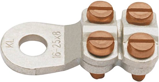 Ringkabelschoenen 10 stuks 30-50 mm² M8 niet geïsoleerd