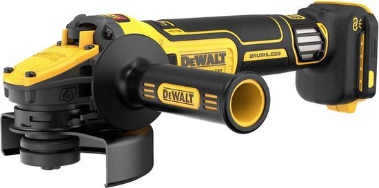 DeWALT DCG409VSNT FLEXVOLT Advantage Accu Haakse Slijper 125mm 18V XR Basic Body in TSTAK