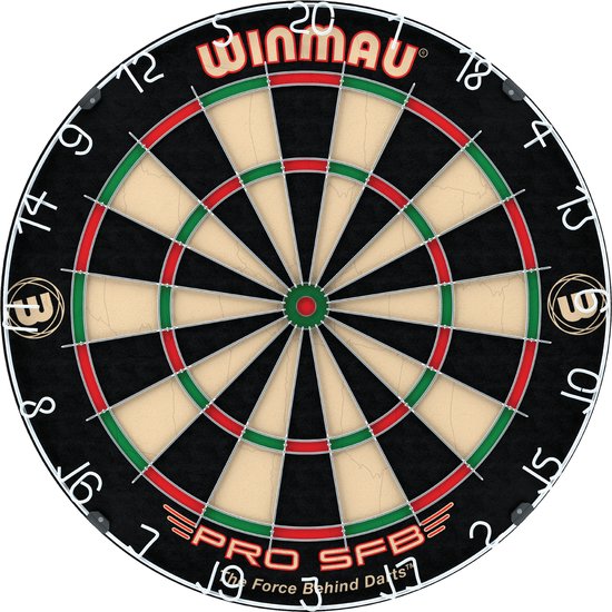 Winmau - Pro SFB Dartbord Met 2 Sets Dartpijlen