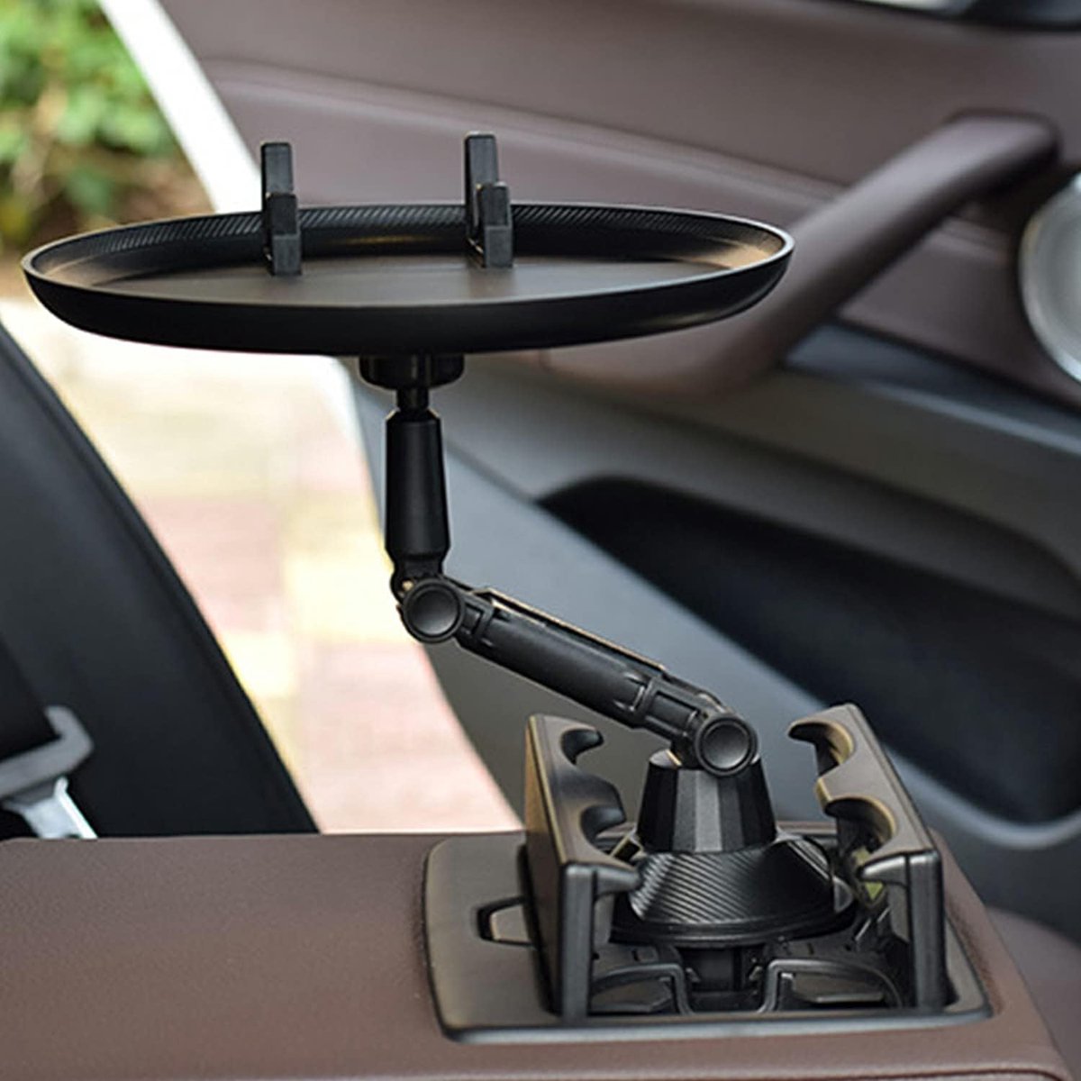 Plateau Volant Voiture, Table d'ordinateur Portable avec Porte-Gobelet,  Organisateur de Voiture, Plateau Repas pour Voiture Pliable Réglable  réglable