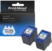 PrintAbout - Inktcartridge / Alternatief voor de HP C8728A (nr 28) / 3 Kleuren