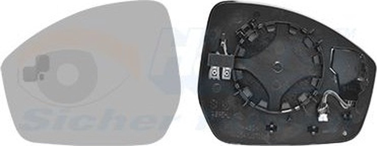 VanWezel 0261835 - Miroir rétroviseur gauche pour Jaguar E-pace de 07/2017 à maintenant