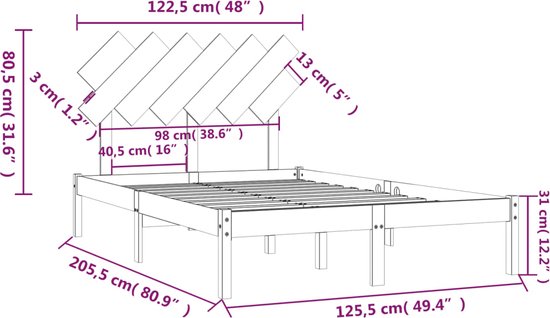 Gazonranden 120 Cm Geïmpregneerd Grenenhout 3