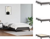 vidaXL Bedframe - Kunstleer - Grijs - 203 x 103 x 25 cm - Geschikt voor 100 x 200 cm Matras - Bed