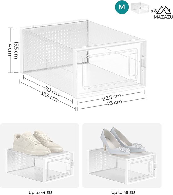 1pc Boîte Rangement Chaussures Transparente Boîte Rangement - Temu