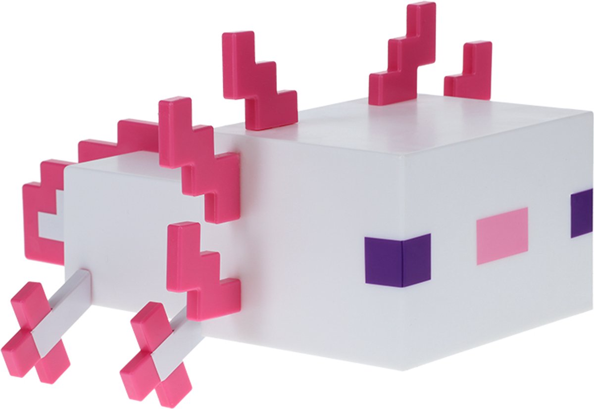 Paladone Minecraft Bouw een Level Light, aanpasbare bureaulamp met meer dan 140 stickers, veelkleurig, PP9299MCF
