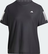adidas Performance Own The Run T-Shirt (Grote Maat) - Dames - Zwart- 3X