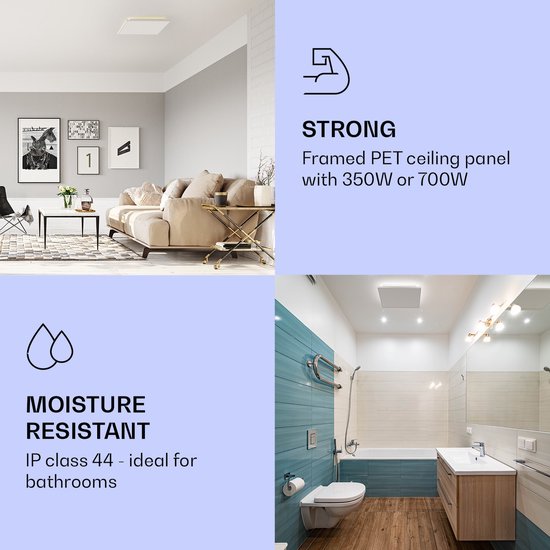 infrarood plafondverwarming met verlichting Infrarood Verwarming