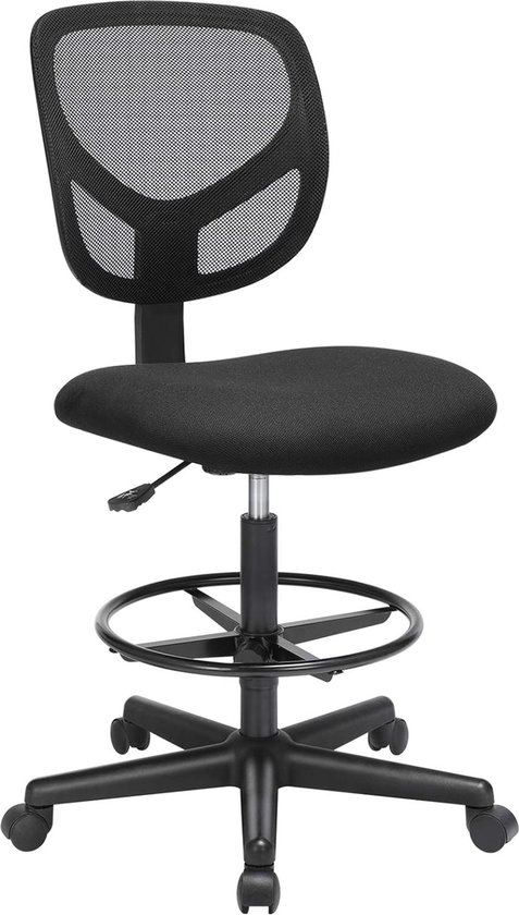 Chaise de bureau SONGMICS, tabouret de travail ergonomique, hauteur  d'assise 51,5-71,5... | bol