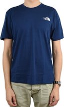 The North Face S/s Simple Dome Tee Shirt - Heren - Urban Navy/TNF White