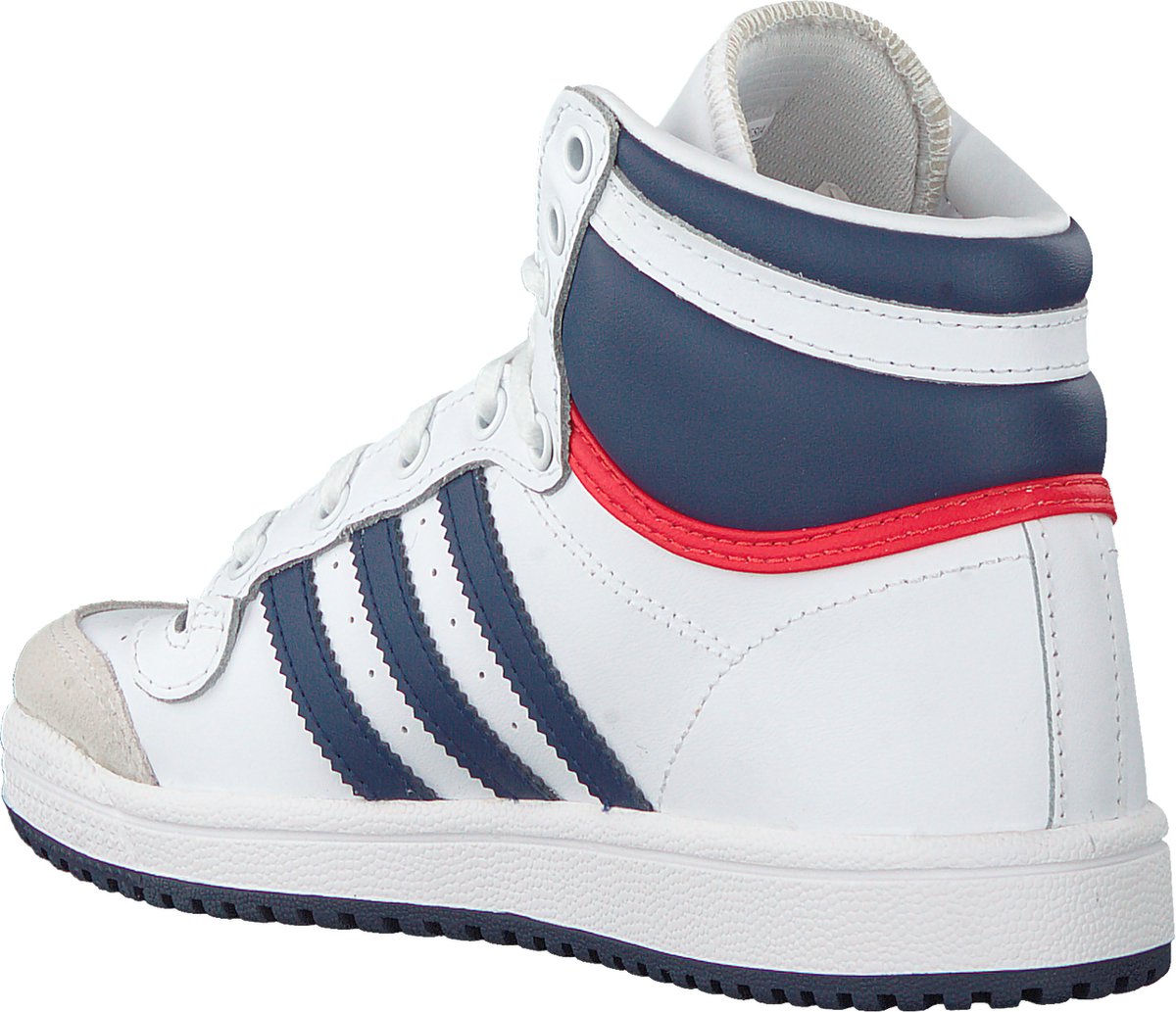 adidas Sneakers - Maat 32 - Unisex - wit/navy/rood | bol.com