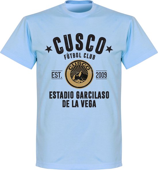 T-Shirt Cusco Established - Bleu Clair - XL