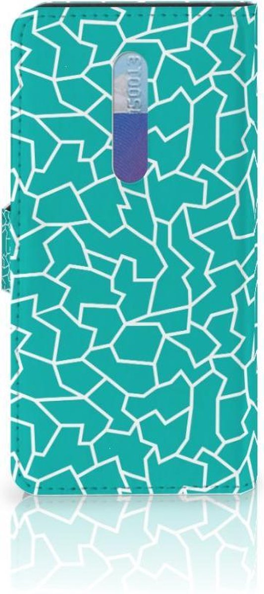 Xiaomi Redmi K20 Pro Hoesje Cracks Blue