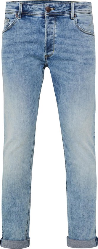 WE Fashion Heren slim fit jog denim jeans - Maat W38 X L34 | bol.com