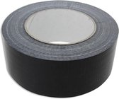 Ducttape rol - Zwart - 50mm x 50 meter - Olie- en waterbestendig - Zwarte Duct Tape - Duck tape - Klus & reparatie benodigdheden