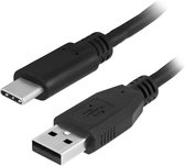 Ewent EW9649 USB-kabel 1 m 3.2 Gen 1 (3.1 Gen 1) USB C USB A Zwart